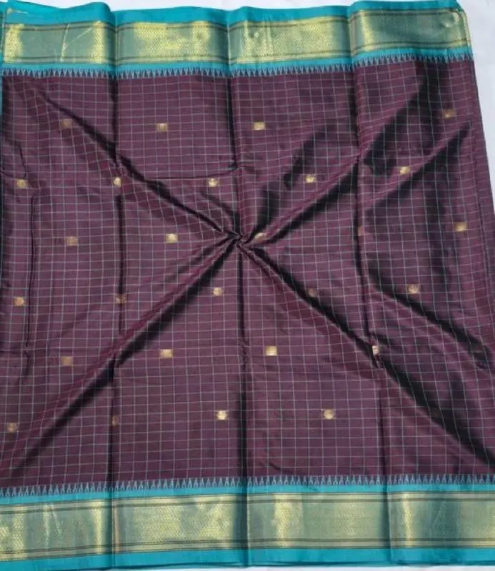 Kattam kanjivaram silk saree - sarees saree at Sneha Collections Hyderabad