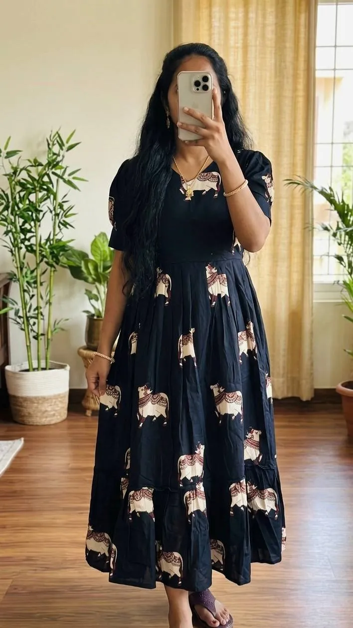 Cotton frock - frocks saree at Sneha Collections Hyderabad